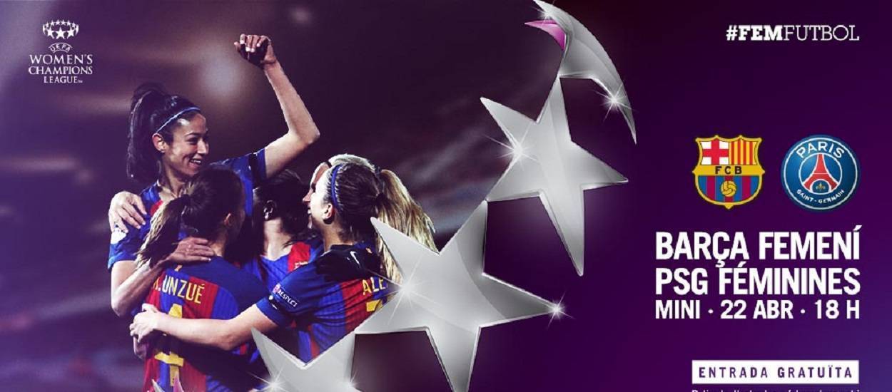 El Barça femení rebrà el PSG en les semifinals de la Women’s Champions League