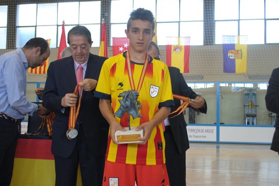 Bernat Povill, campió d'Espanya en categoria Infantil