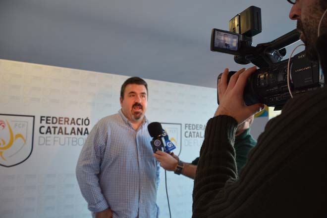 Xavi Passarrius, entrenador Marfi Santa Coloma - Any 2015