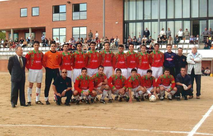 José Luis Guerra, el 2003, quan va ascendir el CF Pobla Mafumet a Primera Catalana / FOTO: CF Pobla de Mafumet