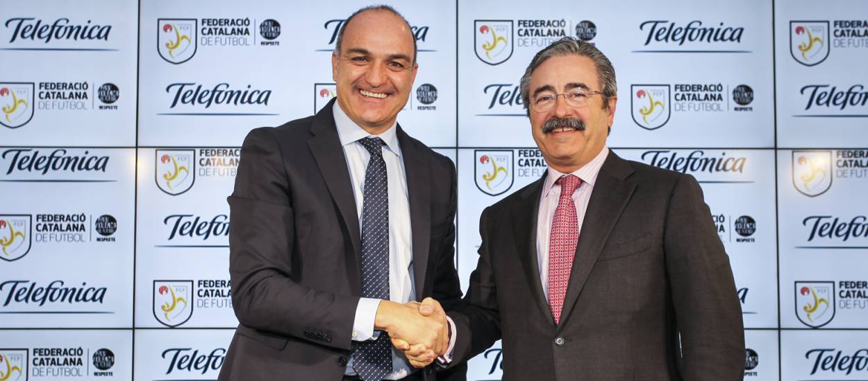 La FCF signa un acord de col·laboració amb Telefónica