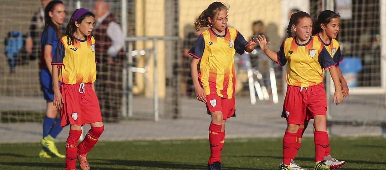 Sensacions positives de la sub 12 femenina en l’amistós davant el Barça