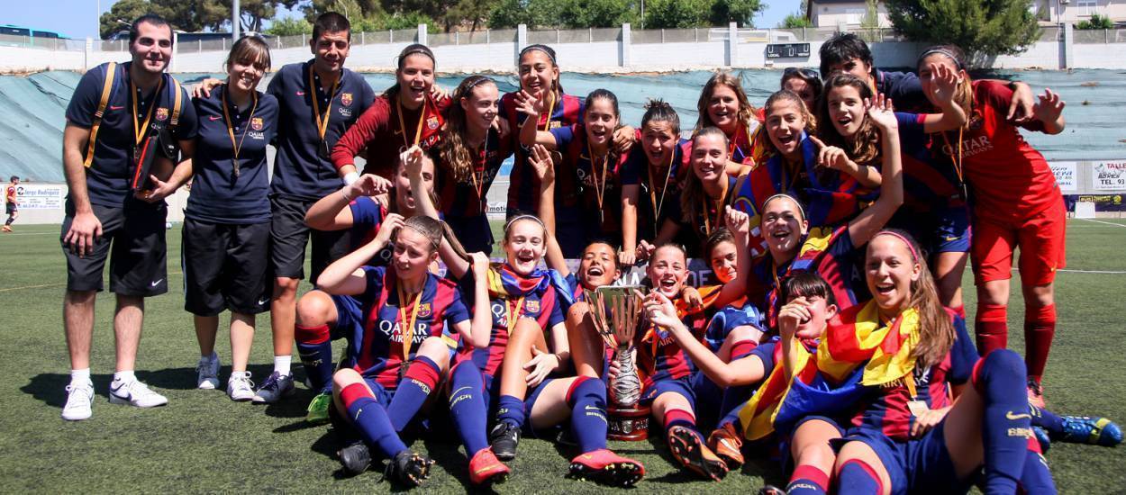 El  FC Barcelona, Campió de Catalunya Juvenil-Cadet femení