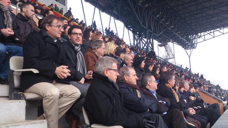 Presència federativa en el partit de Copa del Rei a Lleida