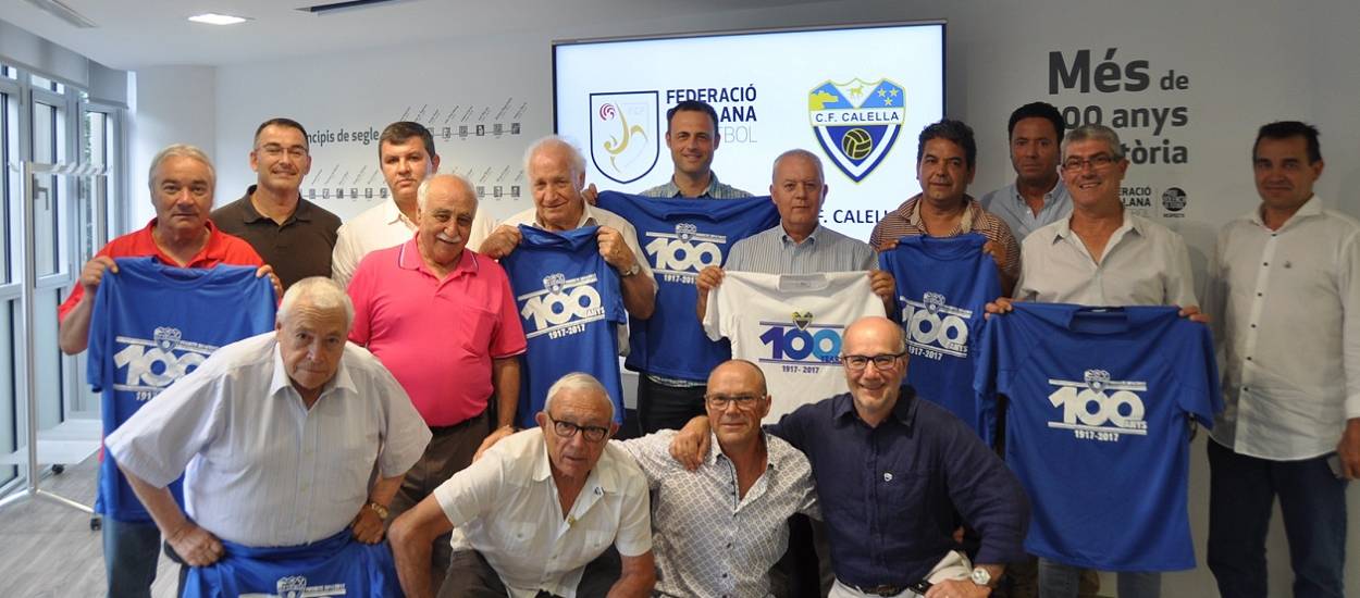 Reunió federativa amb el CF Calella