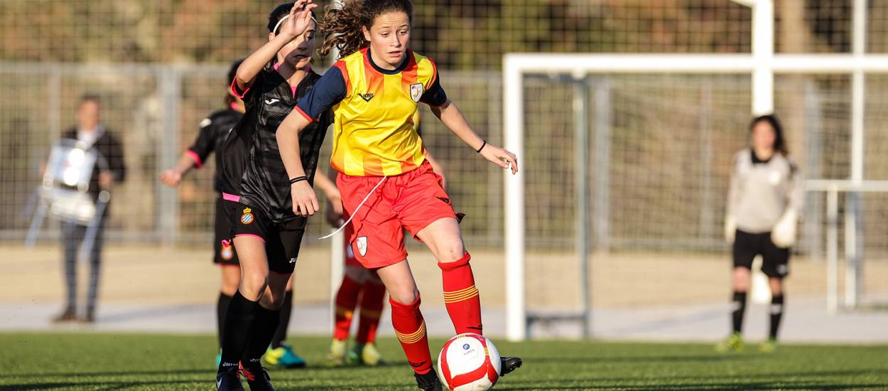 La sub 12 femenina disputa el primer partit amistós davant l’Espanyol