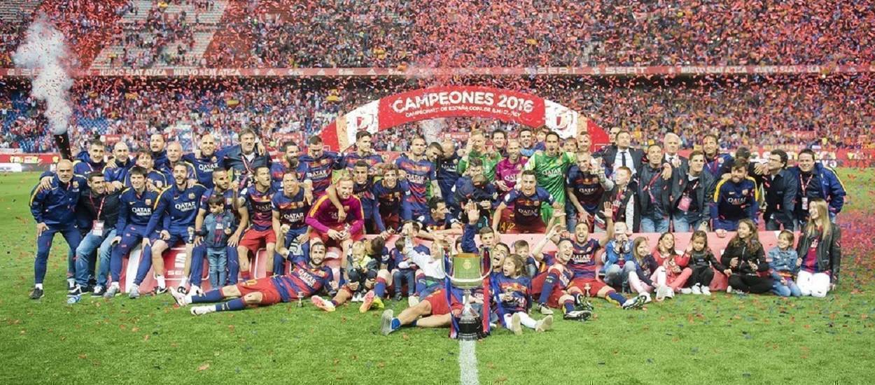 El Barça, campió de la 28a Copa del Rei