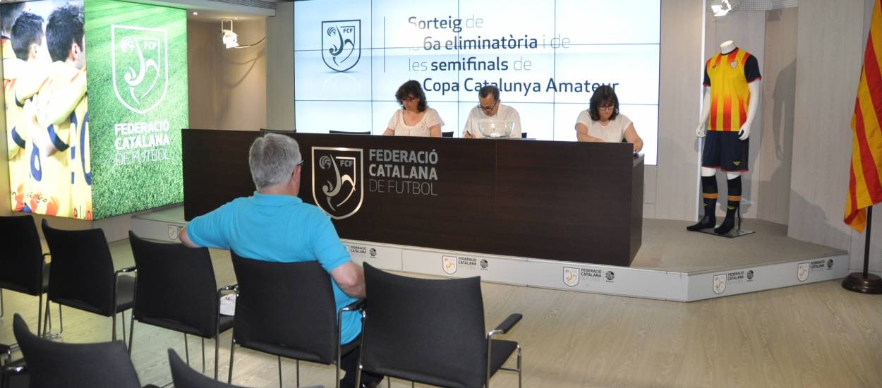 Aparellaments de la sisena eliminatòria i de les semifinals de la Copa Catalunya Amateur